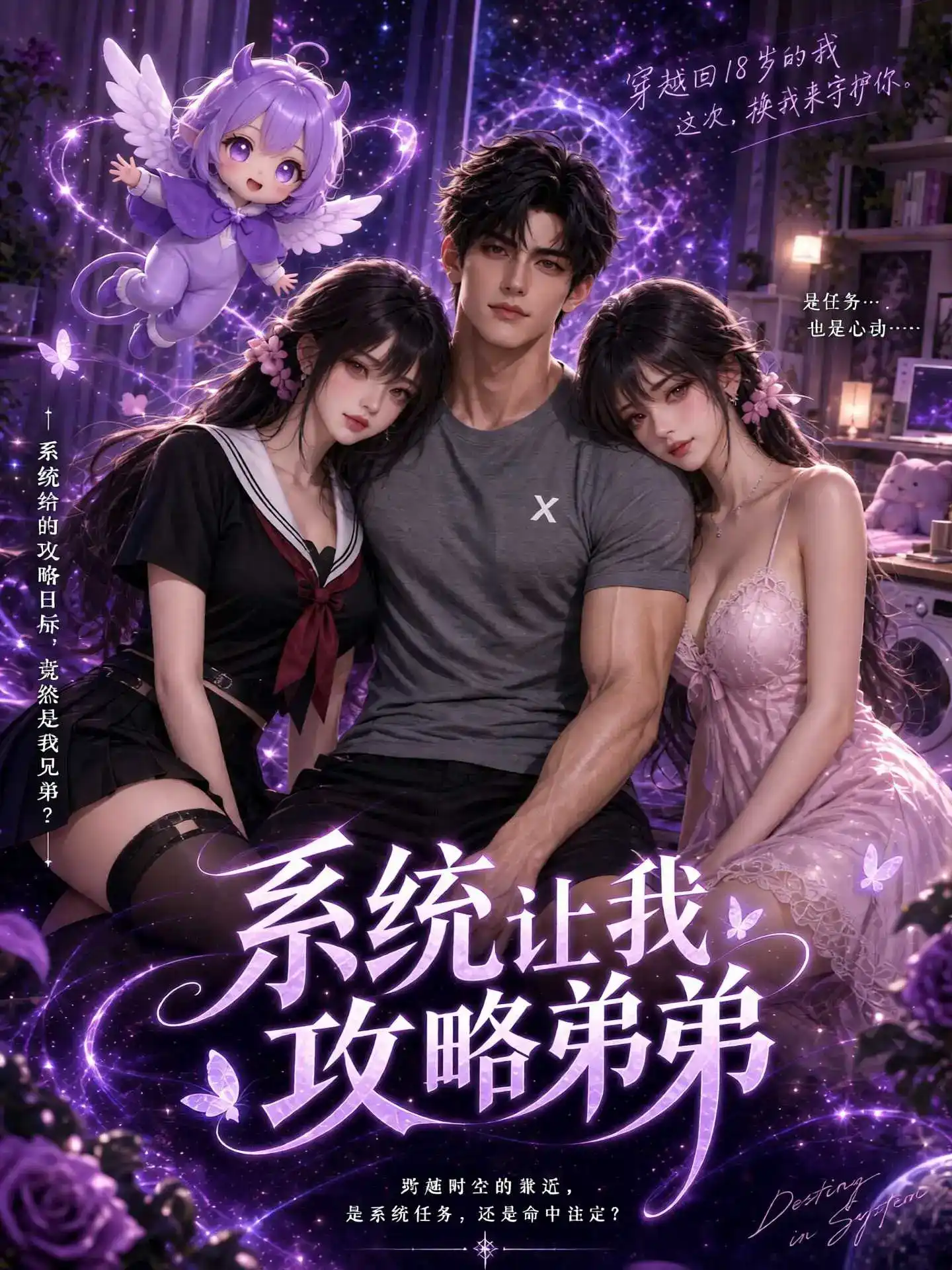 今晚主打短剧《妹妹的日常》竖屏海报